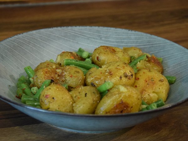 Kartoffel-Bohnen Salat